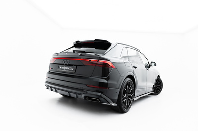 Set of Prepreg Carbon Splitters Audi Q8 S-Line Mk1 Facelift