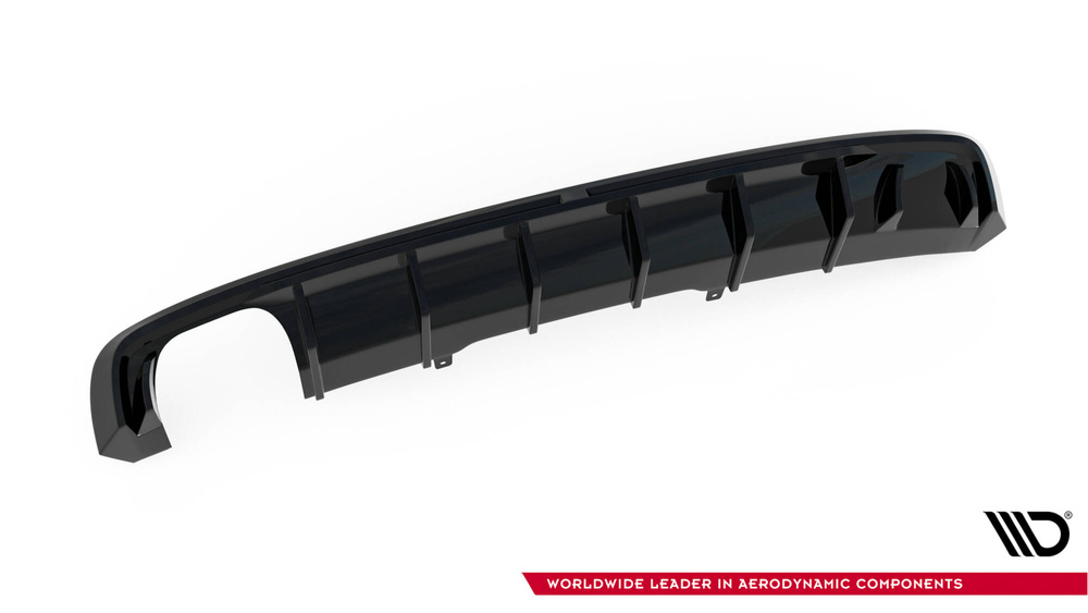 Diffuseur Arrière Complet V.1 Audi A4 S-line B9 (Version avec double embout d'échappement d'un côté)