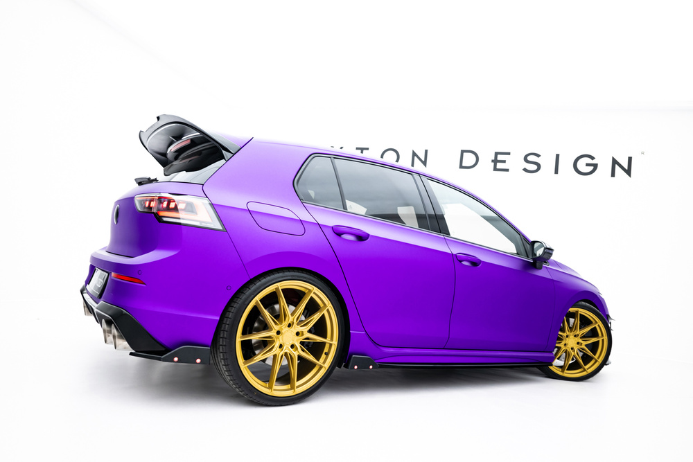 Rajouts Des Bas De Caisse V.2 + Ailerons Volkswagen Golf R Mk8 Facelift