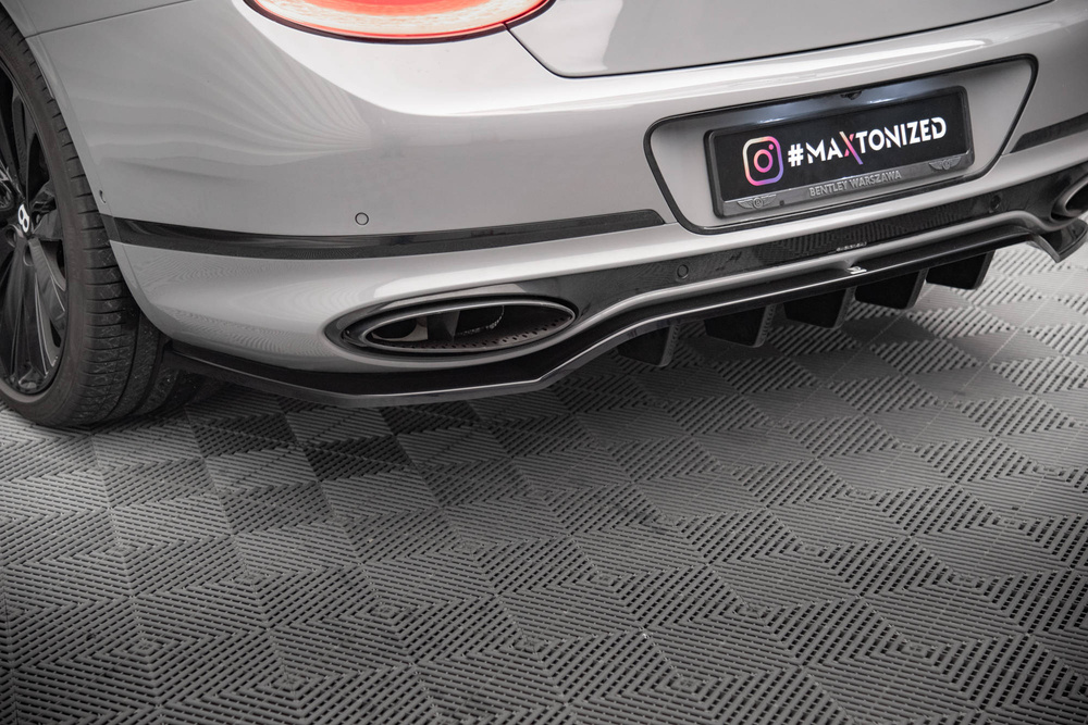 Arriere Splitter (avec une barre verticale) Bentley Continental Convertible GT Mk3