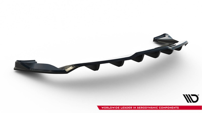 Arriere Splitter (avec une barre verticale) V.1 Tesla Model S Plaid Mk1 Facelift