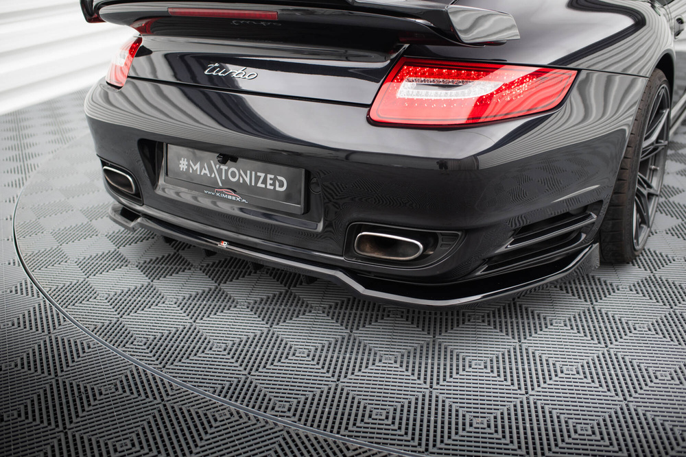 Arriere Splitter (avec une barre verticale) Porsche 911 Turbo 997