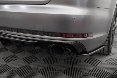 Diffuseur Arrière Complet V.1 Audi A4 S-line B9 (Version avec embouts d'échappement simples des deux côtés)