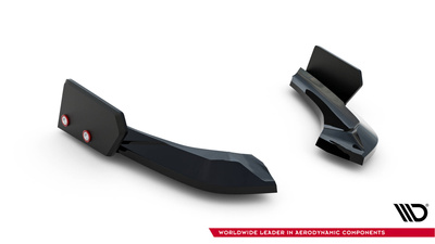 Lames De Pare-Chocs Arrière Latérales V.5 + Ailerons (Pour jupe arrière V.3) BMW 1 M-Pack / M140i F20 Facelift 