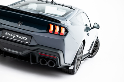 Street Pro Lame Du Pare Chocs Arriere + Flaps Ford Mustang Dark Horse Mk7