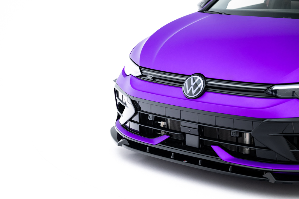 Lame Du Pare-Chocs Avant V.3 + Ailerons Volkswagen Golf R Hatchback / Variant Mk8 Facelift