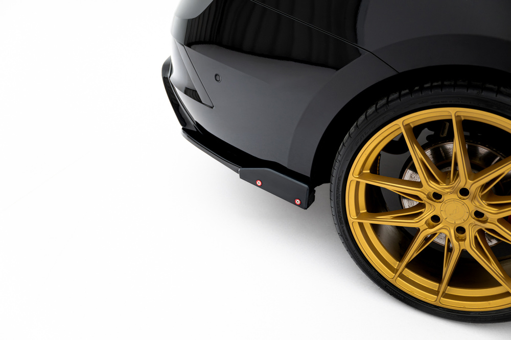 Lames De Pare-Chocs Arrière Latérales V.4 + Ailerons Skoda Octavia RS Combi / Liftback Mk4 / Mk4 Facelift