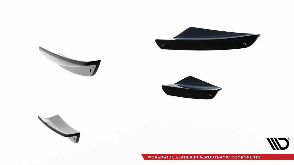 Ailes de pare-chocs avant (Canards) Audi S3 Sportback / A3 S-line Sportback  8Y Facelift