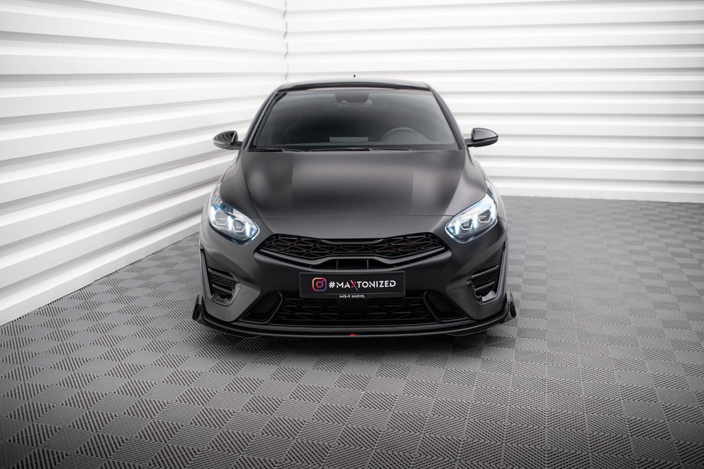 Street Pro Lame Du Pare-Chocs Avant  + Flaps Kia Proceed GT Mk3 Facelift / Ceed GT / GT - Line Mk1 Facelift