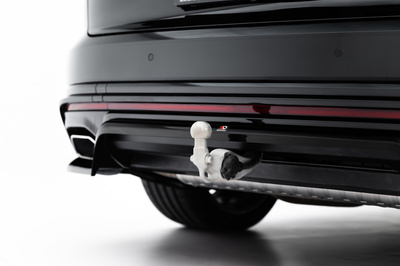 Arriere Splitter (avec une barre verticale) Volkswagen Touareg R-Line Mk3 Facelift