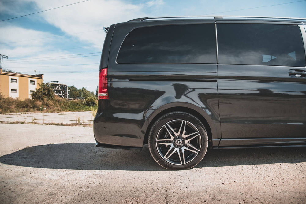 Lames De Pare-Chocs Arrière Latérales V.1 Mercedes-Benz V-Class AMG-Line W447 Facelift