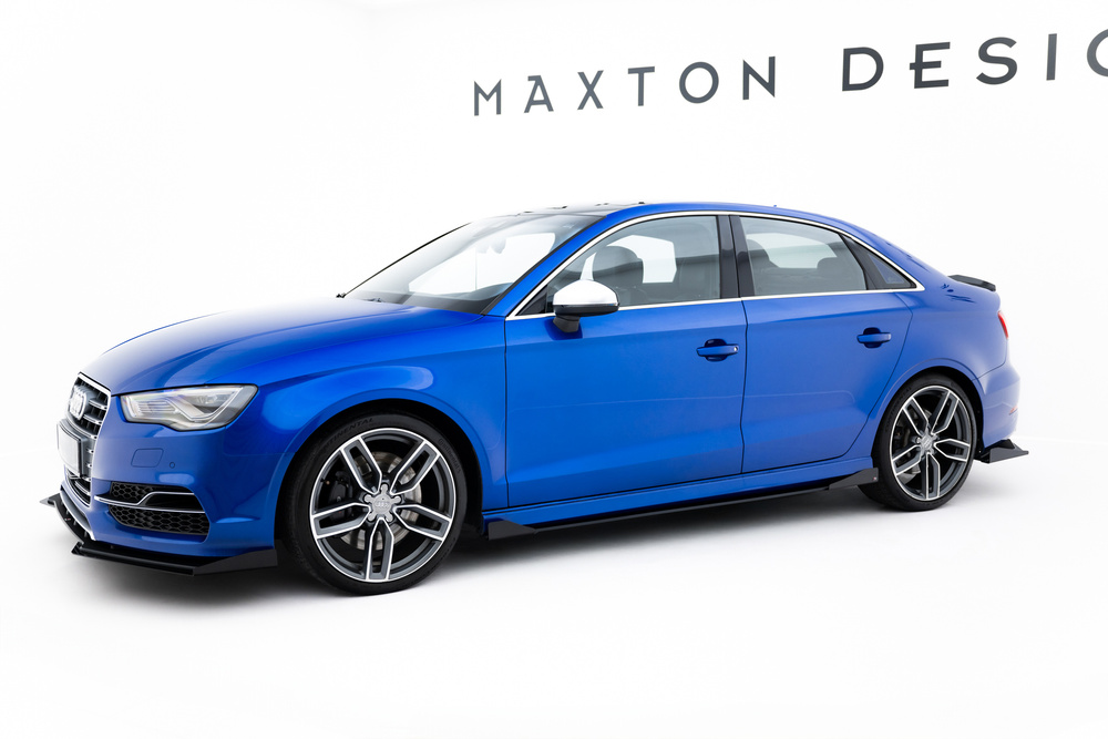 Street Pro Rajouts Des Bas De Caisse + Flaps Audi S3 / A3 S-Line Sedan 8V