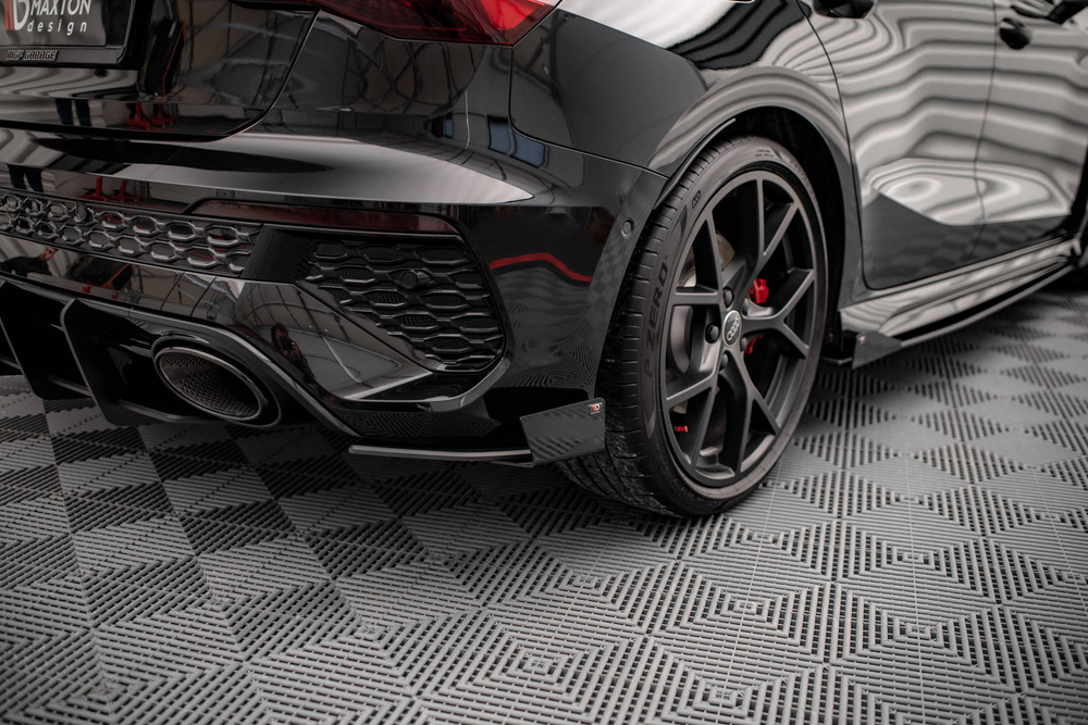Street Pro Lame Du Pare Chocs Arriere + Flaps Audi RS3 Sportback 8Y