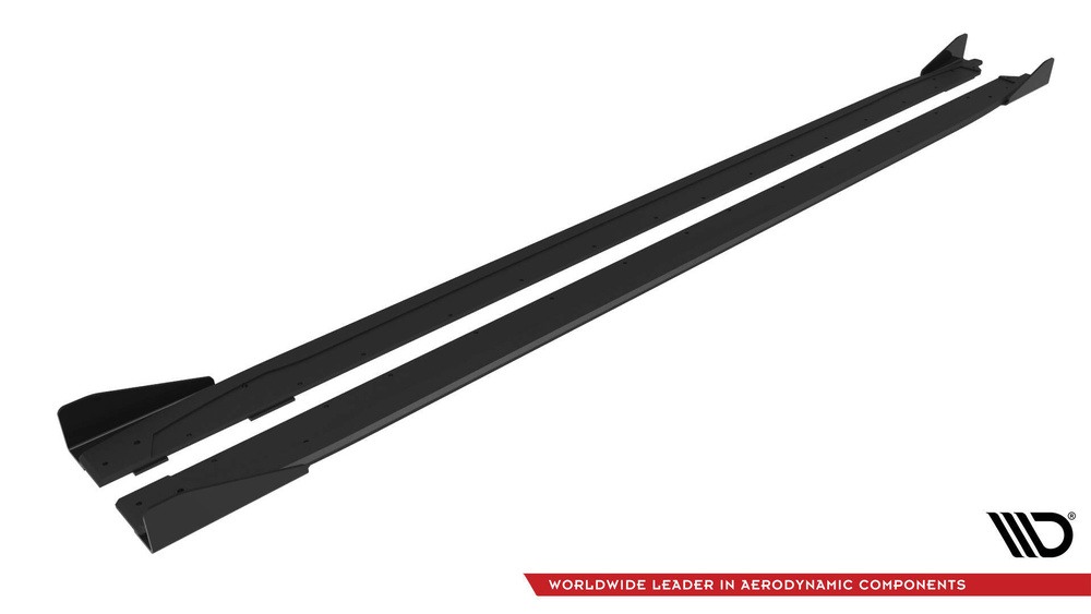Street Pro Rajouts Des Bas De Caisse V.2 + Flaps Audi A3 S-Line Sedan / S3 Sedan 8Y / 8Y Facelift