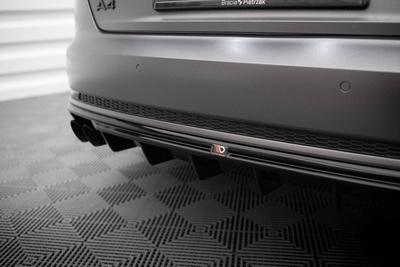 Diffuseur Arrière Complet V.1 Audi A4 S-line B9 (Version avec double embout d'échappement d'un côté)