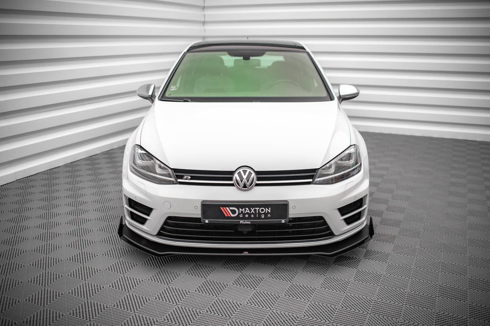 Street Pro Lame Du Pare-Chocs Avant V.1 + Flaps Volkswagen Golf R Mk7