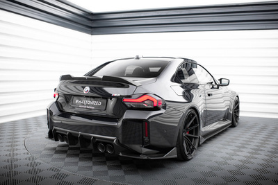 Fibre de Carbone Lames De Pare-Chocs Arrière Latérales BMW M2 G87