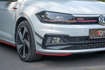 Ailes de pare-chocs avant (Canards) Volkswagen Polo GTI Mk6