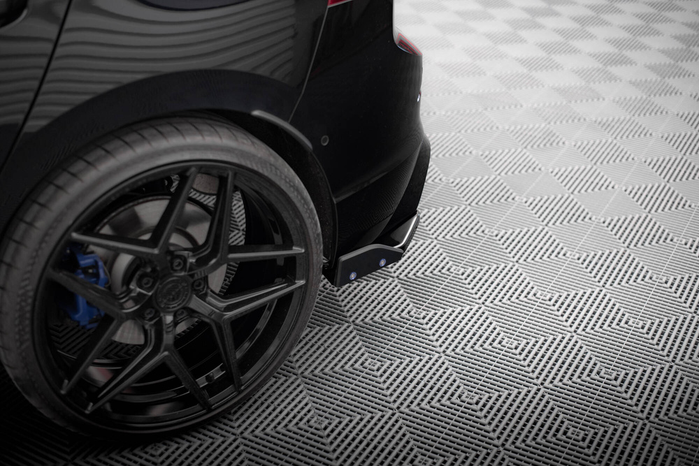 Lames De Pare-Chocs Arrière Latérales V.5 + Flaps Volkswagen Golf R Mk8