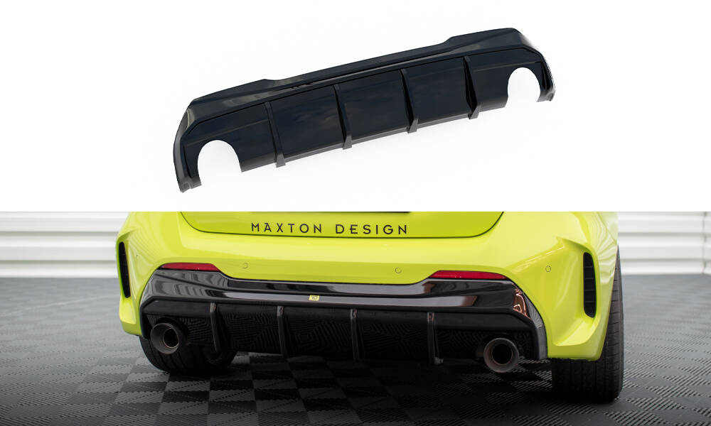 Diffuseur Arrière Complet V.3 BMW 1 F40 M-Pack/ M135i / 128ti (Version avec échappements simples sur deux côtés)