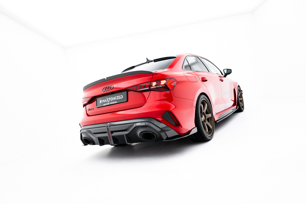 Prepreg Carbon Fiber Becquet de hayon V.2 Audi RS3 / S3 / A3 S-Line / A3 Sedan 8Y Facelift