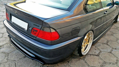 Arriere Splitter BMW 3 E46 MPACK COUPE (sans barres verticales)