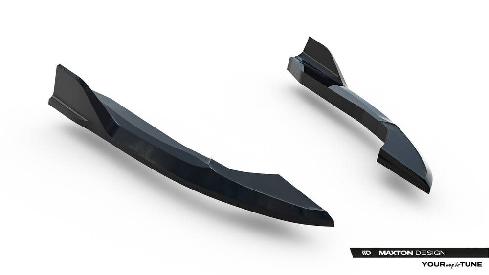 Lames De Pare-Chocs Arrière Latérales V.1 Volkswagen Golf R Variant Mk8 Facelift