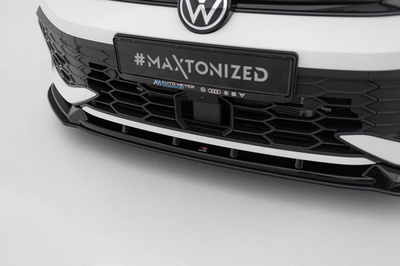Street Pro Lame Du Pare-Chocs Avant V.2 Volkswagen Golf GTI / GTE / R-Line Mk8 Facelift