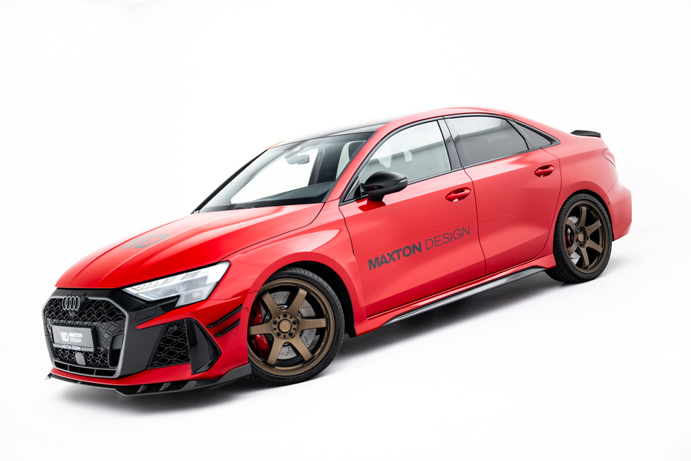 Fibre de Carbone Des Bas De Caisse V.2 Audi RS3 Sedan 8Y Facelift