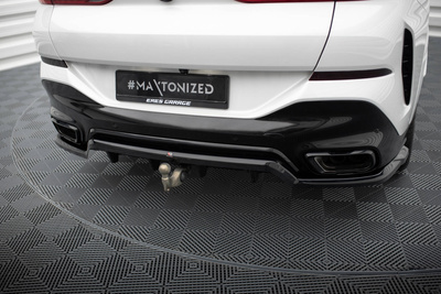 Arriere Splitter (avec une barre verticale) V.1 BMW X6 M-Pack G06 Facelift