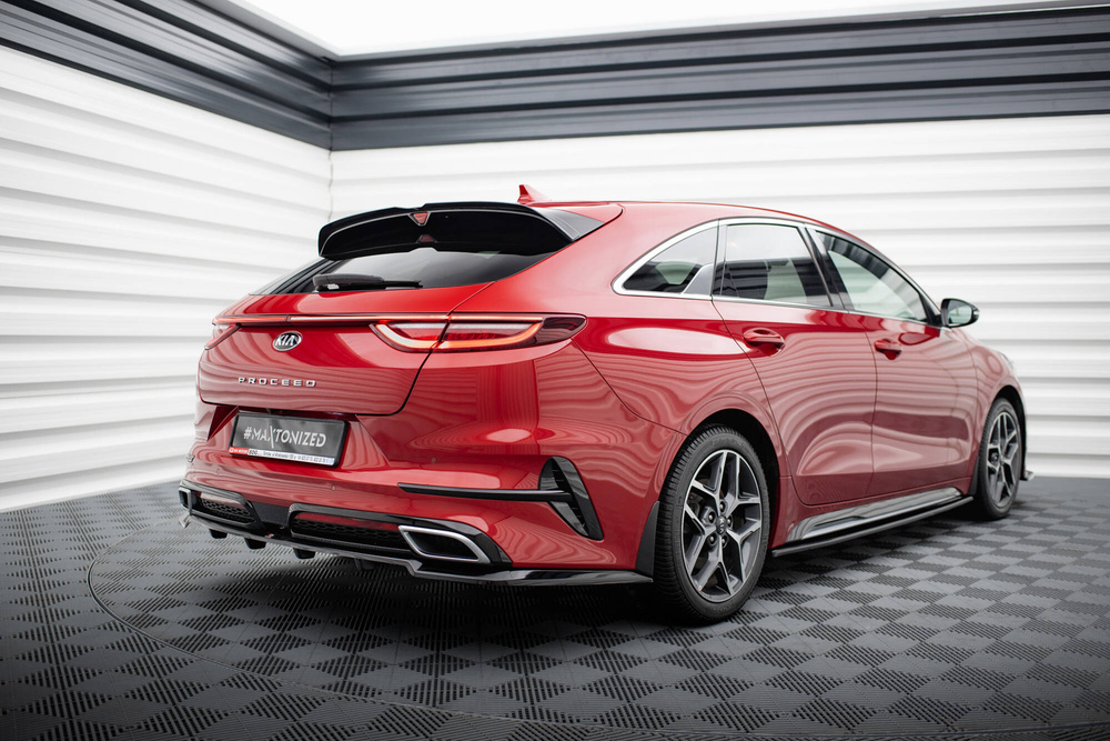 Arriere Splitter (avec une barre verticale) Kia ProCeed GT-Line Mk1