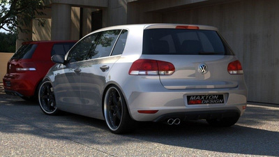 RAJOUT DU PARE-CHOCS ARRIÈRE VW GOLF VI AVEC 1 ECHAPPEMENT