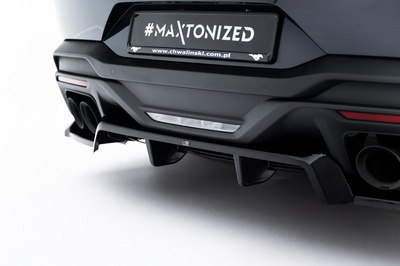 Arriere Splitter (avec une barre verticale) Ford Mustang Dark Horse Mk7