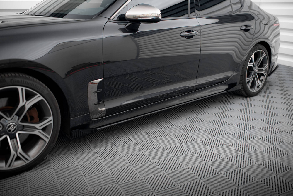 Street Pro Rajouts Des Bas De Caisse + Flaps Kia Stinger GT / GT-Line / Standard Mk1