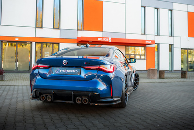 Lames De Pare-Chocs Arrière Latérales  V.2 BMW M4 G82 / G82 Facelift