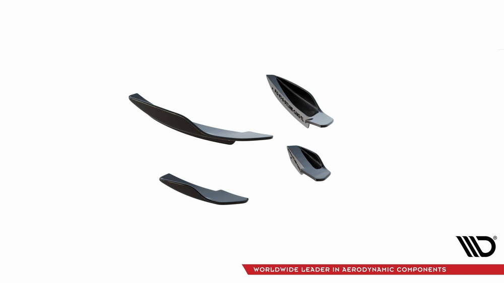 Ailes de pare-chocs avant (Canards) V.2 Ford Fiesta Mk8 ST / ST-Line