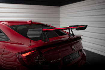 Carbon Spoiler With Upper Swan Mounting + LED Honda Civic SI Mk10