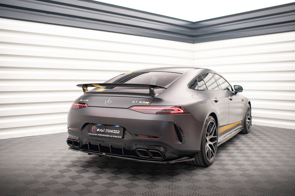 Arriere Splitter (avec une barre verticale) Mercedes-AMG GT 63S 4 Door Coupe Aero X290