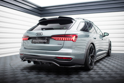Arriere Splitter (avec une barre verticale) Audi A6 Allroad C8