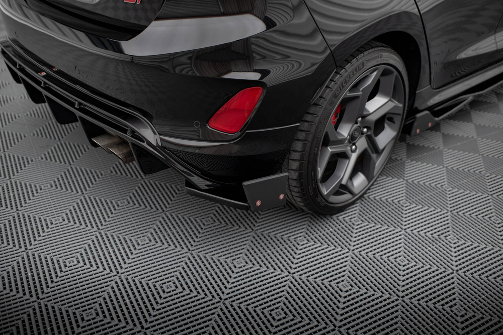 Lames De Pare-Chocs Arrière Latérales V.4 + Ailerons Ford Fiesta ST Mk8