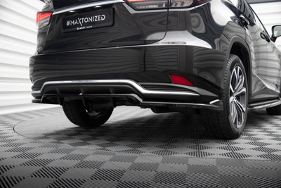 Arriere Splitter (avec une barre verticale) Lexus RX Mk4 Facelift