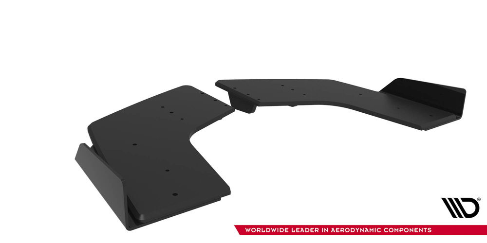 Street Pro Lame Du Pare Chocs Arriere + Flaps Mitsubishi Lancer EVO X