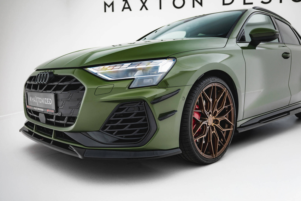 Ailes de pare-chocs avant (Canards) Audi S3 Sportback / A3 S-line Sportback  8Y Facelift