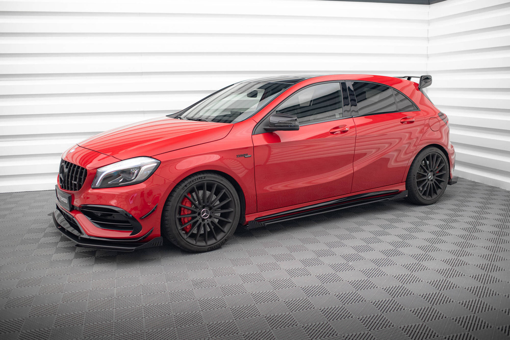 Street Pro Rajouts Des Bas De Caisse + Flaps Mercedes-Benz A 45 AMG W176 Facelift