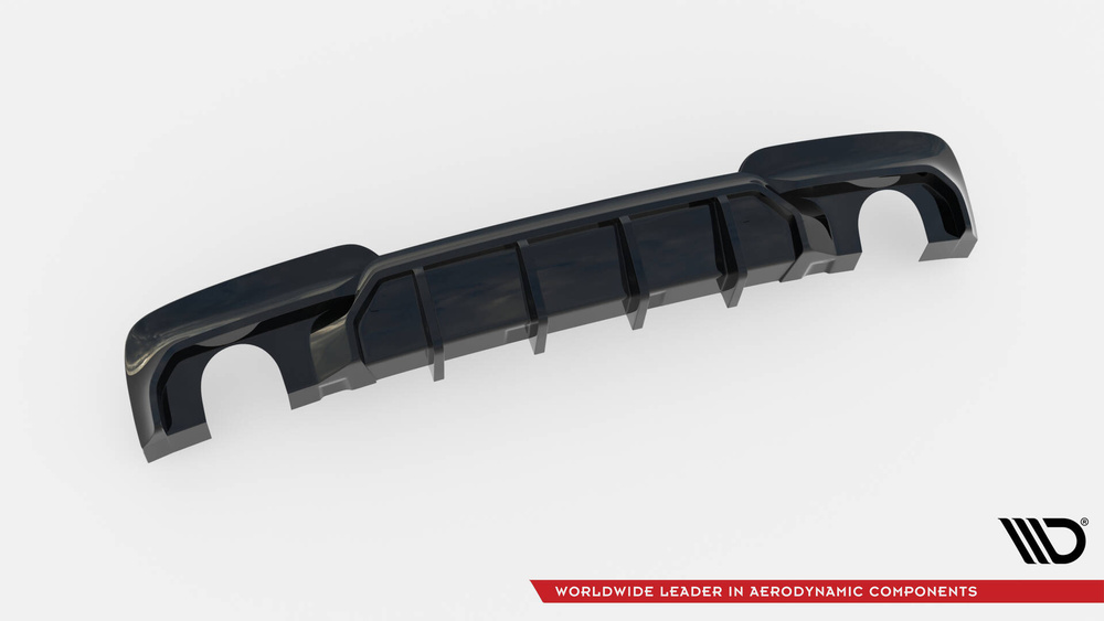 Diffuseur Arrière Complet V.2 BMW 5 M-Pack F10 / F11 (Version avec deux échappements simples)