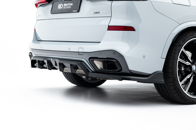 Arriere Splitter (avec une barre verticale) V.2 BMW X5 M-Pack G05 Facelift