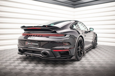 Arriere Splitter (avec une barre verticale) Porsche 911 Turbo S 992