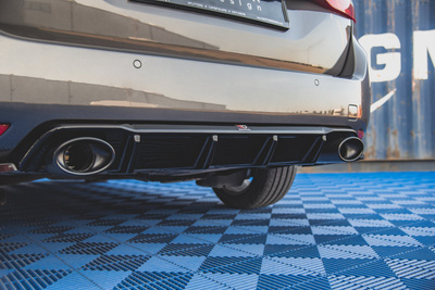 Rajout Du Pare-Chocs Arriere + Faux Pot D'échappement Peugeot 308 SW Mk2 