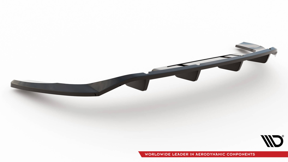 Arriere Splitter (avec une barre verticale) Audi Q4 e-tron Sportback S-line Mk1