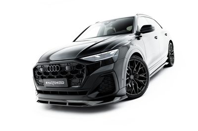 Set of Prepreg Carbon Splitters Audi Q8 S-Line Mk1 Facelift